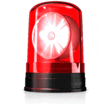 Cylinder Siren PowerPoint Animation layout preview.