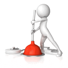 Figure Plunging Drain PowerPoint Animation layout preview.