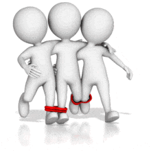 Four Legged Race PowerPoint Animation layout preview.