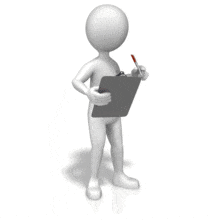 Figure Looking Observing PowerPoint Animation layout preview.