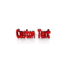 Custom Text Secured PowerPoint Animation layout preview.