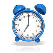 Alarm Clock Going Off PowerPoint Animation layout preview.