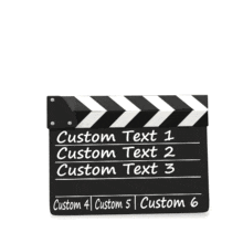 Clap Board Blank Custom PowerPoint Animation layout preview.
