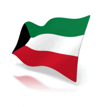 Kuwait Flag Perspective PowerPoint Animation layout preview.