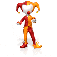 Jester Juggle PowerPoint Animation layout preview.