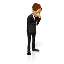 Frantic Business Man PowerPoint Animation layout preview.