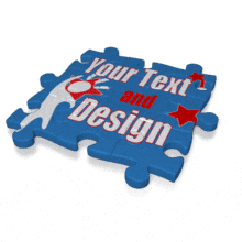 Showing Custom Piece Of The Puzzle PowerPoint Animation layout preview.