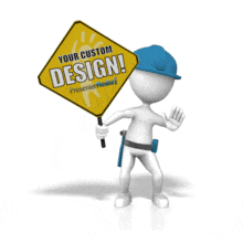 Construction Custom Sign PowerPoint Animation layout preview.
