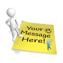 Figure Presenting Blank Note PowerPoint Animation layout preview.