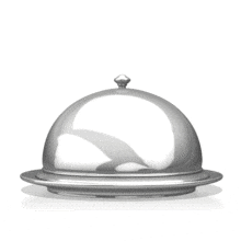 Silver Platter Message Custom PowerPoint Animation layout preview.