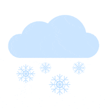Snow Weather Icon PowerPoint Animation layout preview.