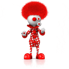 Clown Figure Juggling PowerPoint Animation layout preview.