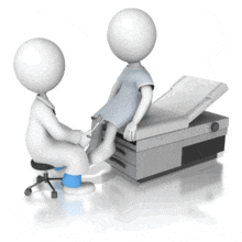Doctor Testing Reflexes PowerPoint Animation layout preview.
