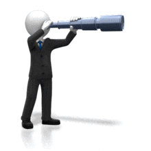 Searching With Scope PowerPoint Animation layout preview.