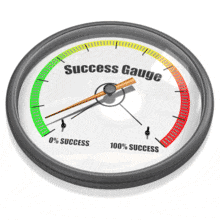 Gauge Needle Min PowerPoint Animation layout preview.