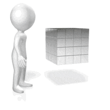 Figure Grab Cube Stand Out PowerPoint Animation layout preview.