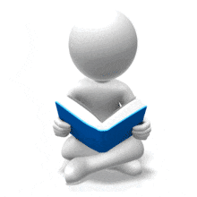 Sit A While Reading Book PowerPoint Animation layout preview.