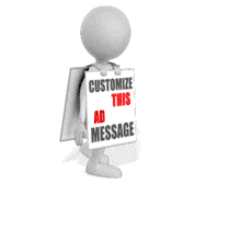 Sandwich Board Marketer PowerPoint Animation layout preview.