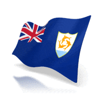 Anguilla Anim Flag PowerPoint Animation layout preview.