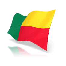 Benin Anim Flag PowerPoint Animation layout preview.