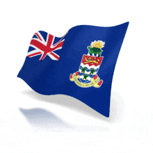 Cayman Islands Anim Flag PowerPoint Animation layout preview.