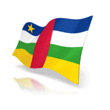 Central African Republic Anim Flag PowerPoint Animation layout preview.