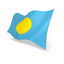 Palau Anim Flag PowerPoint Animation layout preview.