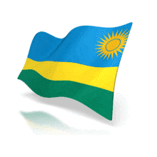Rwanda Anim Flag PowerPoint Animation layout preview.
