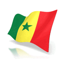 Senegal Anim Flag PowerPoint Animation layout preview.