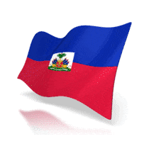 Haiti Anim Flag PowerPoint Animation layout preview.