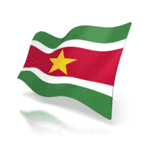 Suriname Anim Flag PowerPoint Animation layout preview.