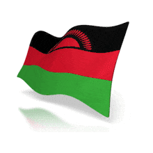 Malawi Anim Flag PowerPoint Animation layout preview.