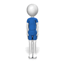 Man Jumping Jacks Image PowerPoint Animation layout preview.