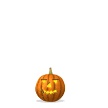 Ghost Out Of Pumpkin Holding Sign PowerPoint Animation layout preview.