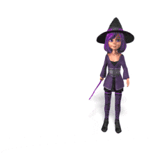 Witch Magic Wand Reveal PowerPoint Animation layout preview.