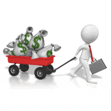 Business Money Load Dollars PowerPoint Animation layout preview.