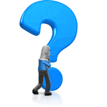 Biz Man Ponder Question PowerPoint Animation layout preview.
