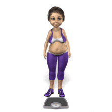 Lainee Weight Loss PowerPoint Animation layout preview.