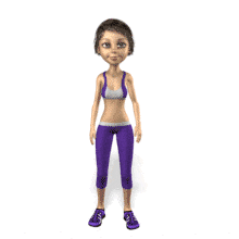 Lainee Stretching PowerPoint Animation layout preview.