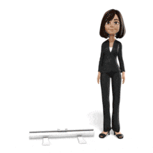 Talia Open Roller Banner - Non Looping PowerPoint Animation layout preview.