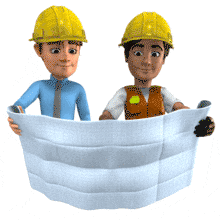 Analyzing Blue Print PowerPoint Animation layout preview.