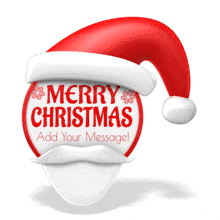 Santa Sign Jump PowerPoint Animation layout preview.