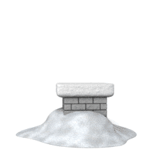 Santa Chimney Reveal Sign PowerPoint Animation layout preview.