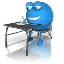 Roundy Writing Raise Hand PowerPoint Animation layout preview.