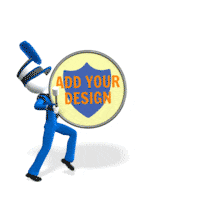 Marching Band Drum Custom PowerPoint Animation layout preview.
