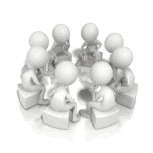 Everyone Stand Up Idea PowerPoint Animation layout preview.