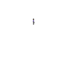 Business Woman Walk Hold Out Hand PowerPoint Animation layout preview.