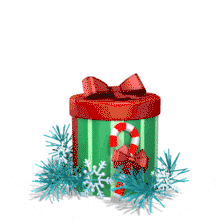Christmas Penguin Popup PowerPoint Animation layout preview.