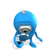 Minion Magnifying Glass Point PowerPoint Animation layout preview.
