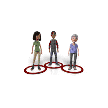 Social Distancing PowerPoint Animation layout preview.